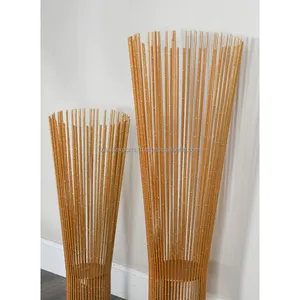 Vase à fleurs élégant en fer transparent de style côtier, centre de table de luxe pour mariage - Product Image 4