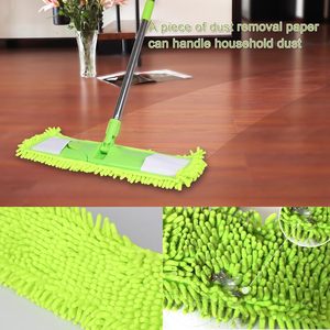 ผ้าเช็ดพื้นแบบใช้ซ้ำได้ สีสันต่างกัน สำหรับงานอุตสาหกรรมและพาณิชย์ ทำจากเส้นด้ายฝ้าย พร้อมด้ามจับโลหะยาว แข็งแรงทนทาน บิดน้ำออกเองได้ ใช้ได้กับพื้นผิวเรียบ เป็นมิตรต่อสิ่งแวดล้อม - Product Image 3