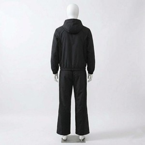 Unisex Lightweight <b>Waterproof</b> 2 1 Hooded <b>Tracksuit</b> Set Full Length Zipper Jacket Solid Color Casual Sportswear Pants Quick Dry - Product Image 2