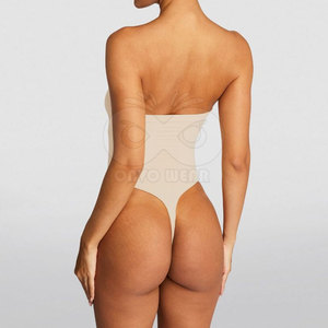 Body elástico acanalado sin costuras para mujer, de primera calidad, venta directa de fábrica, OEM/ODM - Product Image 3