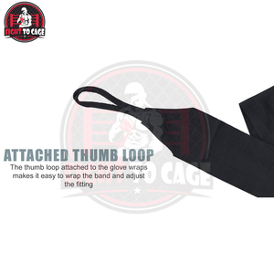 Best Supplier <b>Black</b> Solid Color Good Supplier New Arrival Trendy OEM ODM Service Durable Cotton Training Boxing Hand <b>Wraps</b> - Product Image 6