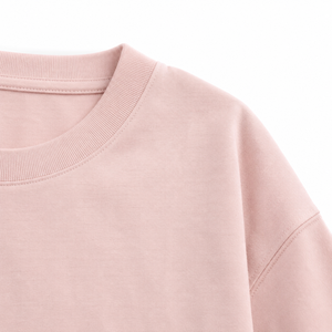 Camiseta Extra Grande Personalizada para Mujer, 100% Algodón, Corte Holgado, Hombros Caídos, Estilo Casual, OEM, ODM, Marca Privada, Logotipo Personalizado - Product Image 4