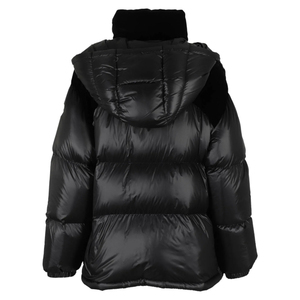 Chaqueta de Plumón Personalizada con Logotipo para Mujer, Chaqueta de Invierno con Cuello Alto, Chaqueta de Plumón Grueso Personalizada con Plumón de Pato Blanco - Product Image 3