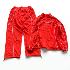 High Demanding Tracksuit <b>Set</b> Custom Windbreaker Outfit New Arrival Sportswear Trending Oversized Tracksuit Factory - Product Image 1