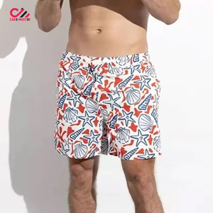 Customized Comfortable Swim <b>Trunks</b> With Adjustable Drawstring <b>For</b> Summer Beach And Vacation Use Swim <b>Trunks</b> - Product Image 1