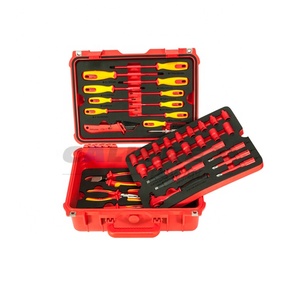 Juego de Herramientas Eléctricas Aisladas VDE de 50 Piezas CALIBRE OEM con Garantía de 1 Año, Estuche de Almacenamiento con Ruedas de Lujo para Automóviles Eléctricos - Product Image 1