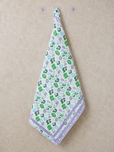 Abstract Print Linen <b>Kitchen</b> <b>Towel</b> Reusable Washable <b>Hand</b> <b>Towel</b> Quick Dry Rectangle for Home Use - Product Image 4