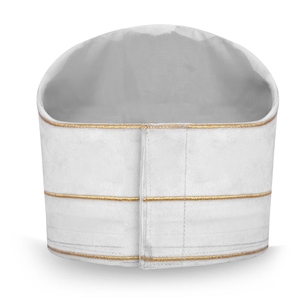 Mitra de Capítulo del Arco Real de Alto Sacerdote, Bordado 3D Blanco y Dorado, 100% Poliéster - Product Image 5
