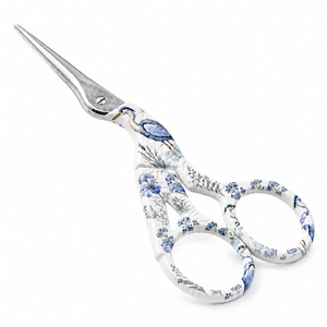 Tijeras de bordado y punto de cruz Blue Heron Garden, estilo grulla, de 4 pulgadas, de acero inoxidable, con punta afilada, para cortar hilos con precisión. - Product Image 5