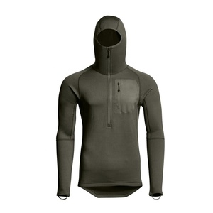 Sweat à capuche de chasse pour homme, manches longues, couleur unie, coupe-vent, respirant, évacuant l'humidité, haut d'extérieur pour l'hiver - Product Image 1