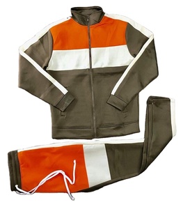 Produit de vente chaud 100% survêtements en molleton de polyester pour hommes vêtements de fitness OEM ODM vente en gros costumes deux pièces ensemble de jogging 2025 - Product Image 4