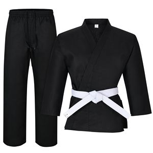 Maktra Cotton Karate Gi Martial Arts Elastic Drawstring Uniform for Kids & Adults Lightweight Student with Free <b>Belt</b> - Product Image 2
