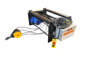 Best 3 Ton Capacity 9 Mtr Lifting Height <b>Wire</b> Rope Hoist Metal ABB Motor EMCO Brake PBL Gearbox - Product Image 2