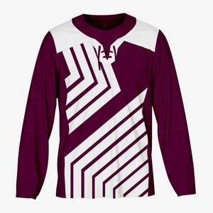 Maillot de hockey sur glace personnalisé pour hommes et jeunes, style tendance, nom d'équipe OEM, impression par sublimation, maillot de hockey sur glace athlétique, best-seller - Product Image 1