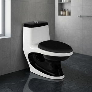 WC monobloc en céramique Vistaar à économie d'eau avec système de chasse double pour installations modernes de salles de bain au Vietnam - Product Image 3