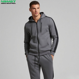 Ensemble de survêtement en tissu enduit résistant aux intempéries pour homme, veste à capuche imperméable, pantalon de jogging actif, équipement de voyage - Product Image 1