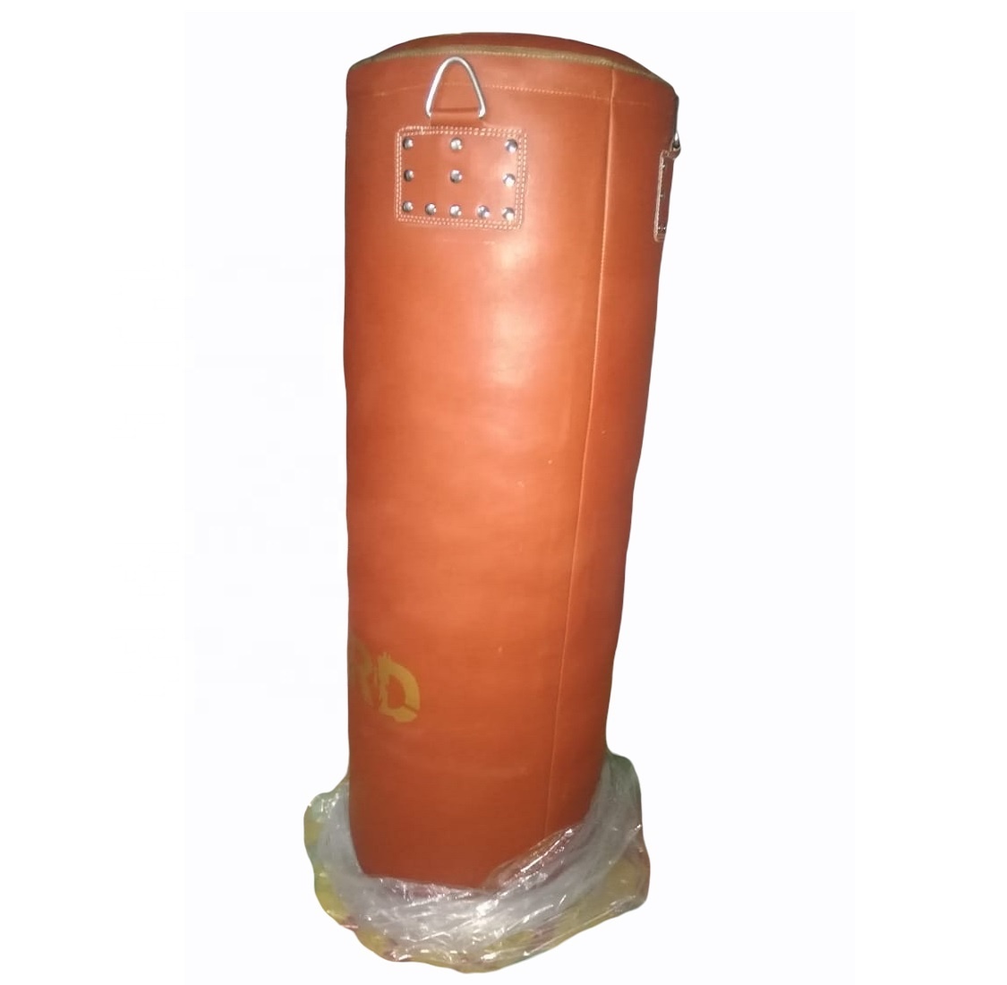 Power Punch Boxing Heavy Dummy Brown Leather PU Filled Eco-Friendly Punching Bag