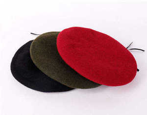 Nouveau style personnalisé : Béret en laine pour homme, idéal pour l'uniforme, l'entraînement, les rassemblements en extérieur et les cérémonies - Product Image 1