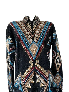 Chaqueta Premium de Estilo Western para Mujer, Ropa de Competición Ecuestre para Vaqueras y Rodeo - Product Image 2