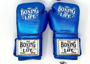 Gants de boxe en cuir de vachette à fermeture auto-agrippante Original No Boxing No Life, rembourrage intégral, évacuation de l'humidité, RL-BG-220 - Product Image 5