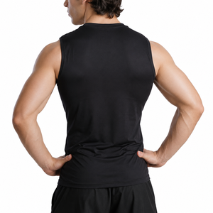 Camiseta Deportiva de Compresión sin Mangas para Hombre, de Secado Rápido, Transpirable, Elástica, para Gimnasio, Entrenamiento, Rendimiento Atlético - Product Image 5
