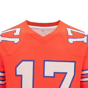 Maillot de football américain personnalisé pour hommes en gros - Uniforme d'équipe en polyester respirant 200 GSM pour les entraînements et les tenues de sport - Product Image 5