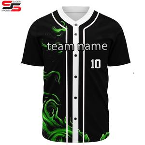 Maillot de baseball personnalisé par sublimation, tissu léger et doux, coupe confortable, respirant, maillot de baseball de haute qualité - Product Image 5