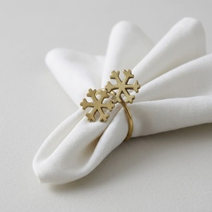 Anillo para Servilletas de Hoja de Oro, Soporte Metálico para Servilletas con Diseño de Rama de Olivo, Hebilla para Decoración de Mesa en Bodas, Fiestas, Acción de Gracias, Navidad, Hoteles - Product Image 2