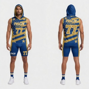 ชุดเสื้อฟุตบอลทีม 7 คน แบบมีโลโก้สั่งทำพิเศษสำหรับผู้ใหญ่ - ชุดยูนิฟอร์มฤดูร้อนระบายอากาศได้ดี ป้องกันแบคทีเรีย ไซส์ใหญ่ - Product Image 6