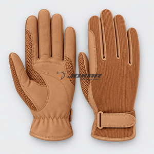 Gants d'équitation flexibles conçus avec des surfaces antidérapantes texturées, un soutien confortable du poignet et une construction respirante - Product Image 1