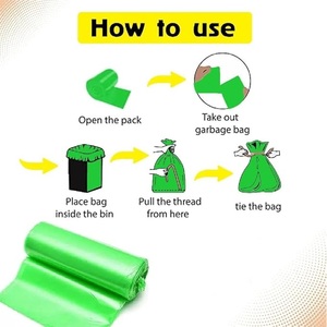 Bolsas de Basura Biodegradables Extra Resistentes de Almidón de Maíz, Juego de 3 para Gestión de Residuos Hospitalarios, Exportación Mundial desde India - Product Image 4