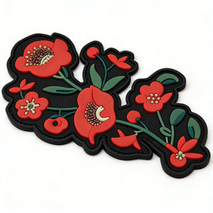 Eco Friendly Custom PVC Wild <b>Animal</b> Patch Soft Rubber Cartoon DIY Badge for Clothing Hats Bags Backpack Decorative Accessories - Product Image 3