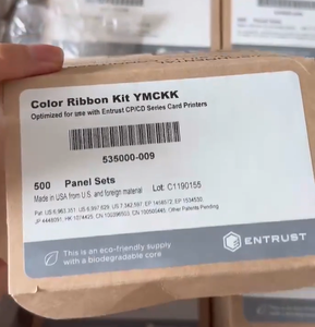 Cinta YMCKK Datacard Entrust 535000-009 |   Cinta de Color de Doble Cara para Impresora de Tarjetas de Identificación Serie CD CP (500 Impresiones) - Product Image 3