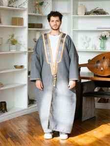 Manteau d'hiver arabe Sheikh Farwa en bisht pour homme et femme, grande taille, usage quotidien, fausse fourrure, vintage, OEM, en gros - Product Image 2