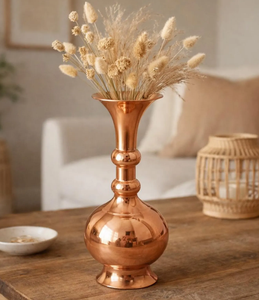 Wholesale Luxury Copper Antique Modern Flower <b>Vases</b> for Home Decoration Aluminium Flower <b>Vase</b> Large Size Designer Flower Pot - Product Image 1