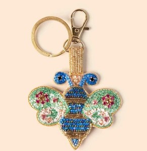 Llavero personalizado con letras y cuentas, colgante de cuentas premium para bolso, llavero de moda, accesorio decorativo para llaves y bolsos - Product Image 2