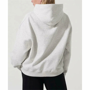 Sweat-shirts et hoodies pour femmes de haute qualité 100% coton, mode, gym, hoodies à épaules tombantes pour femmes - Product Image 2