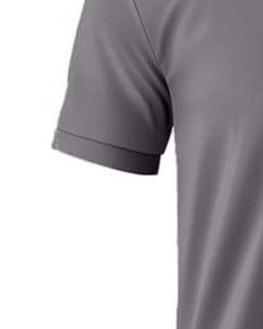 Polo homme personnalisé gris uni, manches courtes, coupe classique, en piqué de coton, décontracté, pour le golf ou le bureau, fabrication OEM sur mesure - Product Image 5