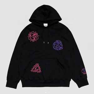 Sudadera con Capucha de Tela de Algodón de 350G, Estilo Urbano Europeo y Americano, Marca de Moda, Bordado de Alta Gama, Personalización OEM - Product Image 5