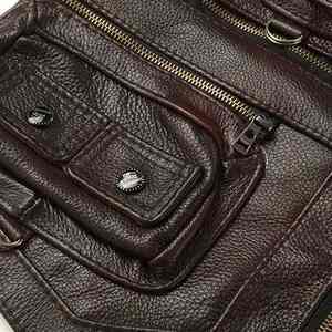 Nuevo Precio al por Mayor, Chaleco de Cuero de Alta Calidad Super Rider, Chaleco de Motociclista de Cuero para Hombre - Product Image 6