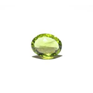 Natural Faceted Oval Cut Peridot Loose Gemstone 6.8 Carat with Color Play for Fine Jewelry - Product Image 2