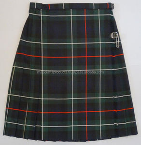 Kilt Casual Plisado Largo para Mujer, Talla Grande, Tartán, de Alta Calidad - Product Image 2