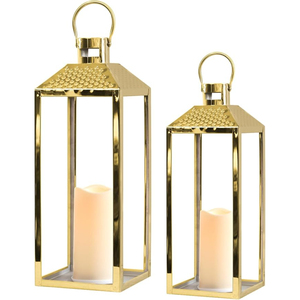 Portavelas de metal dorado de lujo, estilo marroquí, de hierro forjado, para colgar o de sobremesa, decoración para el hogar, regalo para bodas y fiestas, a un precio excelente. - Product Image 6