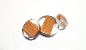 Pomos de Puerta de Resina y Madera Hechos a Mano, Acabado Brillante, Removibles, Duraderos, Diseño Costero para Gabinetes, Cajones, Salas de Estar, Artesanía Natural - Product Image 4