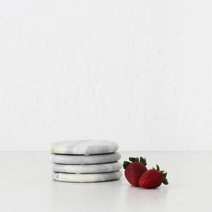 Lot de sous-verres en marbre en promotion pour la protection de table, sous-verres en pierre naturelle avec finition pour boissons chaudes et froides, fournisseur en gros - Product Image 6