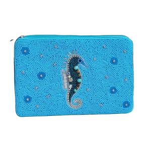Porte-monnaie perlé au design tendance pour femmes et filles, pochette à main avec fermeture éclair, en tissu mignon, couleur personnalisable - Product Image 6