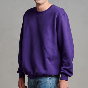 Sudadera de Cuello Redondo para Hombre, Corte Regular, Color Sólido, Tejido de Algodón, Estilo Casual Otoñal, Manga Larga, Ropa Térmica - Product Image 6