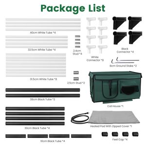 Refugio para Gatos al Aire Libre Impermeable, Casa para Gatos con Aislamiento Resistente a la Intemperie, Almohadilla Térmica Anti-Mordidas para Gatos Silvestres - Product Image 3