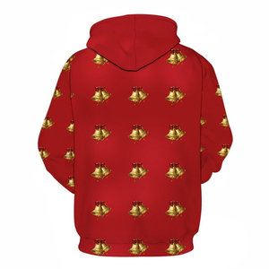 High Quality Custom Women Casual Knitted Full Fleece Breathable Winter <b>Hoodies</b> 3D Sublimation <b>Christmas</b> Sweatshirts Wholesale - Product Image 2