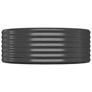 Grand lit de jardin surélevé en acier anthracite thermolaqué, grands pots et jardinières - Product Image 4